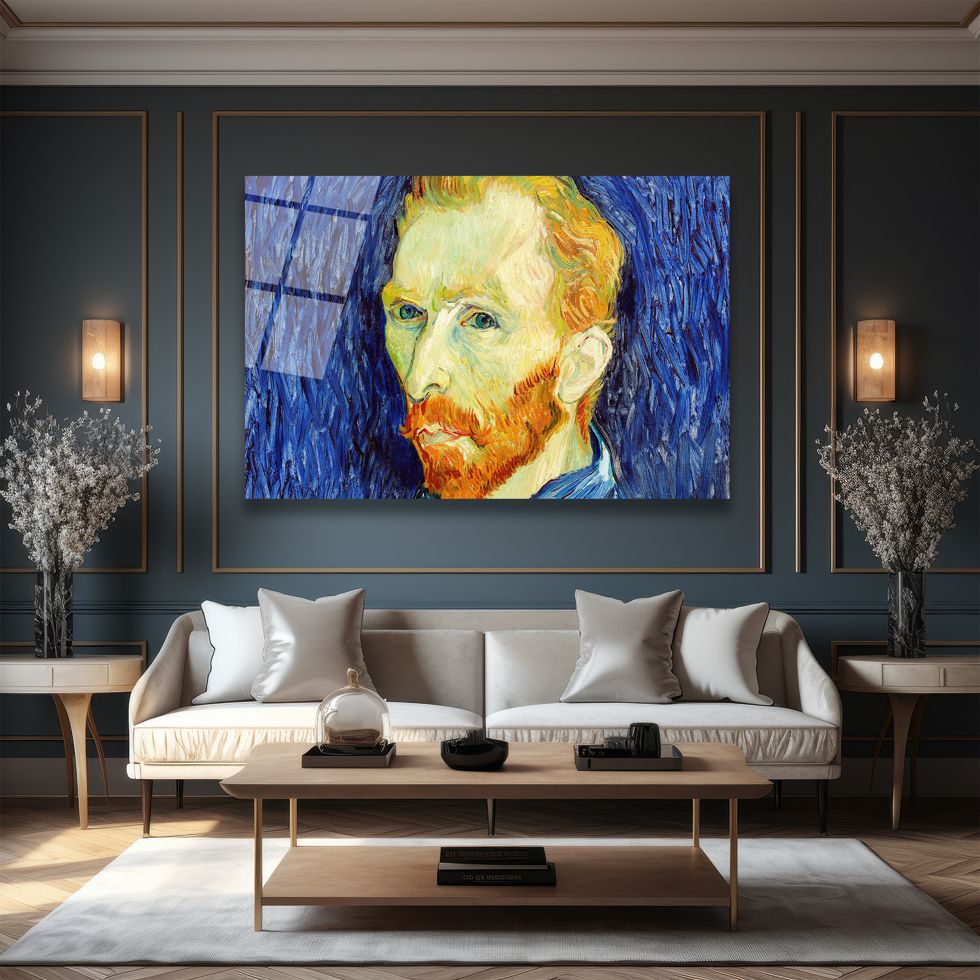 Van Gogh Otoportre Cam Tablo: Sanatın Derinliği Evine Geliyor - Glazella Van Gogh Otoportre Cam Tablo: Sanatın Derinliği Evine Geliyor - Glazella
