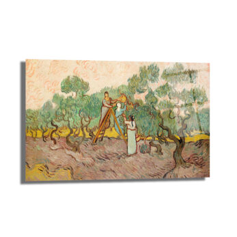 Van Gogh Zeytin Ağaçları Cam Tablo - Sanatsal Hasat - Glazella Van Gogh Zeytin Ağaçları Cam Tablo - Sanatsal Hasat - Glazella