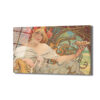 Alphonse Mucha Esintili Art Nouveau Kadın Figürlü Zarif Cam Tablo - Glazella Alphonse Mucha Esintili Art Nouveau Kadın Figürlü Zarif Cam Tablo - Glazella