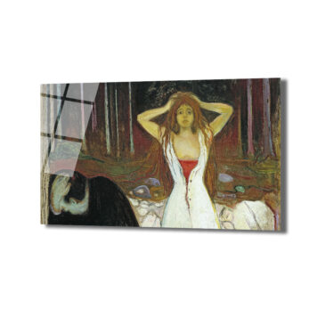 Munch Esintili Yoğun Duygusal An Cam Tablo - Glazella