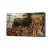 Bruegel Esintili Tarihi Kalabalık Sahne Cam Tablo - Glazella Bruegel Esintili Tarihi Kalabalık Sahne Cam Tablo - Glazella