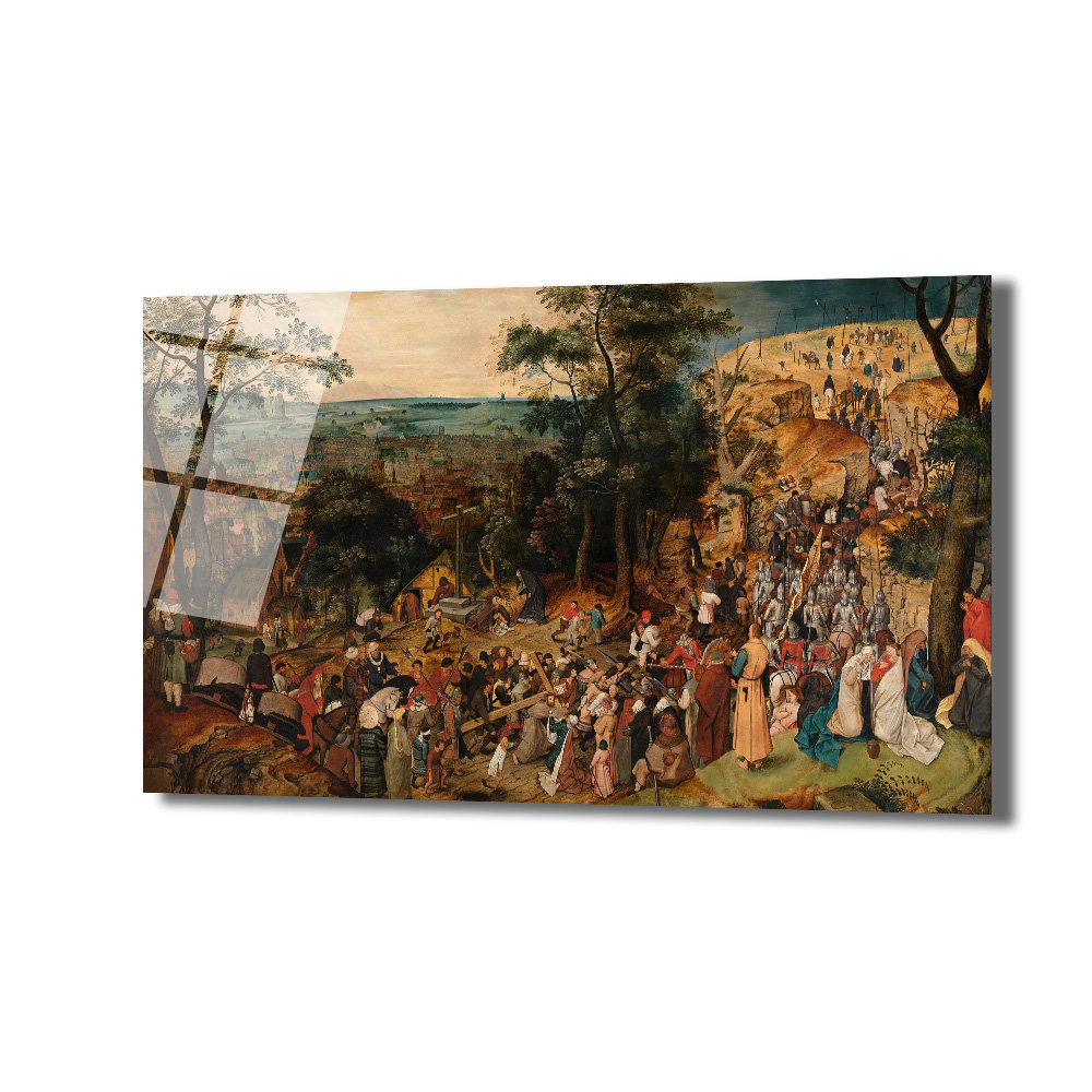 Bruegel Esintili Tarihi Kalabalık Sahne Cam Tablo - Glazella Bruegel Esintili Tarihi Kalabalık Sahne Cam Tablo - Glazella