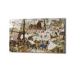 Bruegel Tarzı Kış Köyü Manzarası Temperli Cam Tablo - Glazella Bruegel Tarzı Kış Köyü Manzarası Temperli Cam Tablo - Glazella