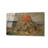 Pieter Bruegel Babil Kulesi Cam Tablo - Tarihi Bir Başyapıt - Glazella