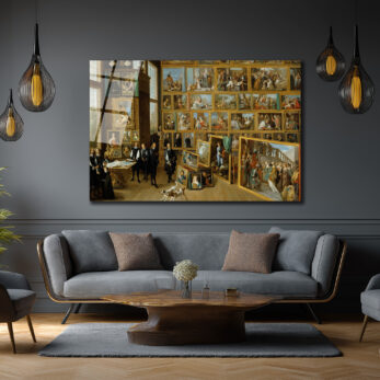 Antik Sanat Galerisi Manzarası Cam Tablo - Tarihi Bir Yolculuk - Glazella Antik Sanat Galerisi Manzarası Cam Tablo - Tarihi Bir Yolculuk - Glazella