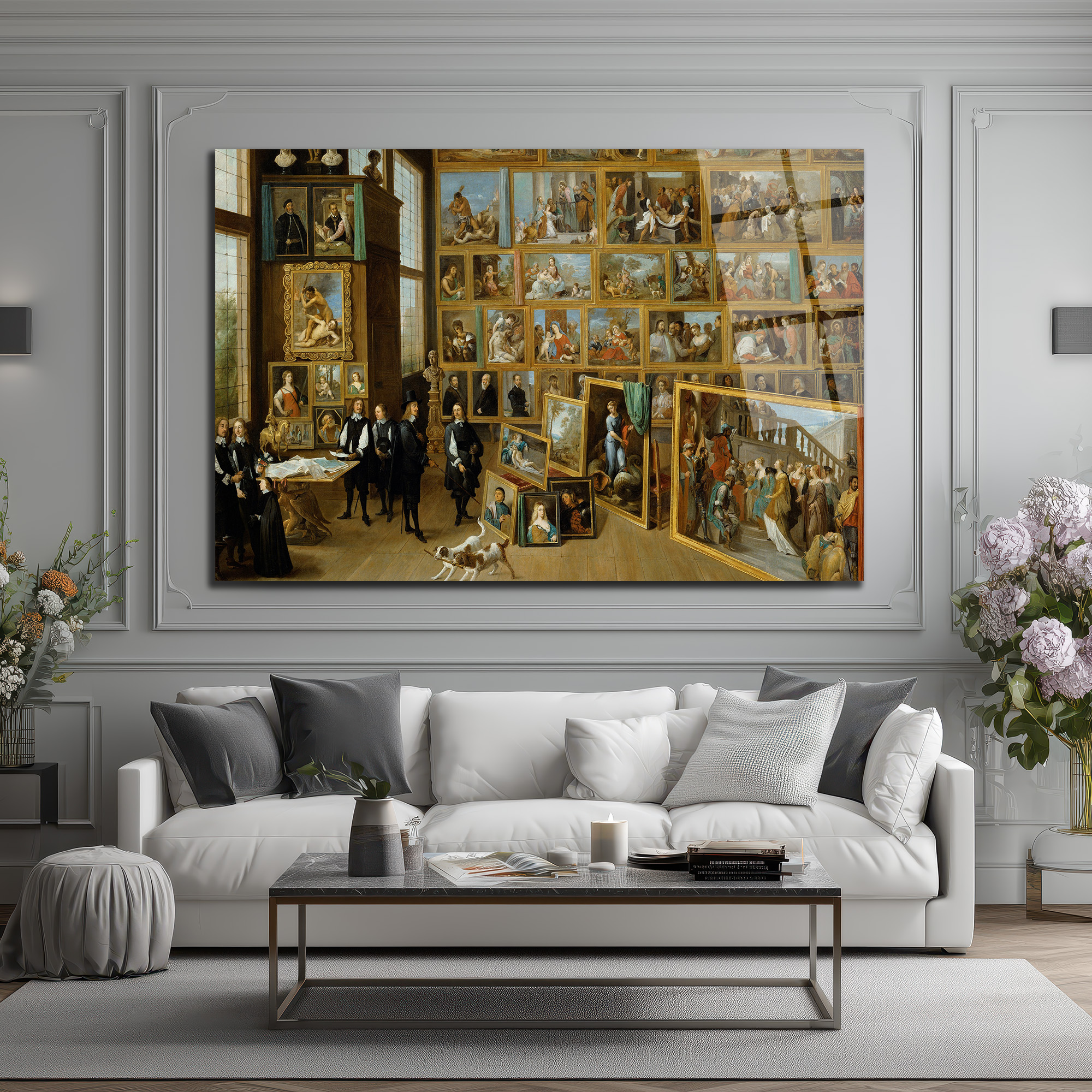 Antik Sanat Galerisi Manzarası Cam Tablo - Tarihi Bir Yolculuk - Glazella Antik Sanat Galerisi Manzarası Cam Tablo - Tarihi Bir Yolculuk - Glazella