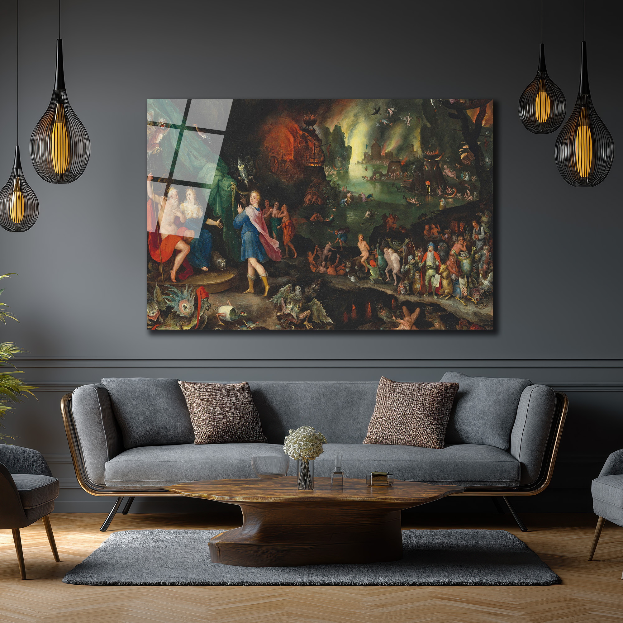 Mistik Diyarlar: Epik Sanat Temalı Dekoratif Cam Tablo - Glazella Mistik Diyarlar: Epik Sanat Temalı Dekoratif Cam Tablo - Glazella