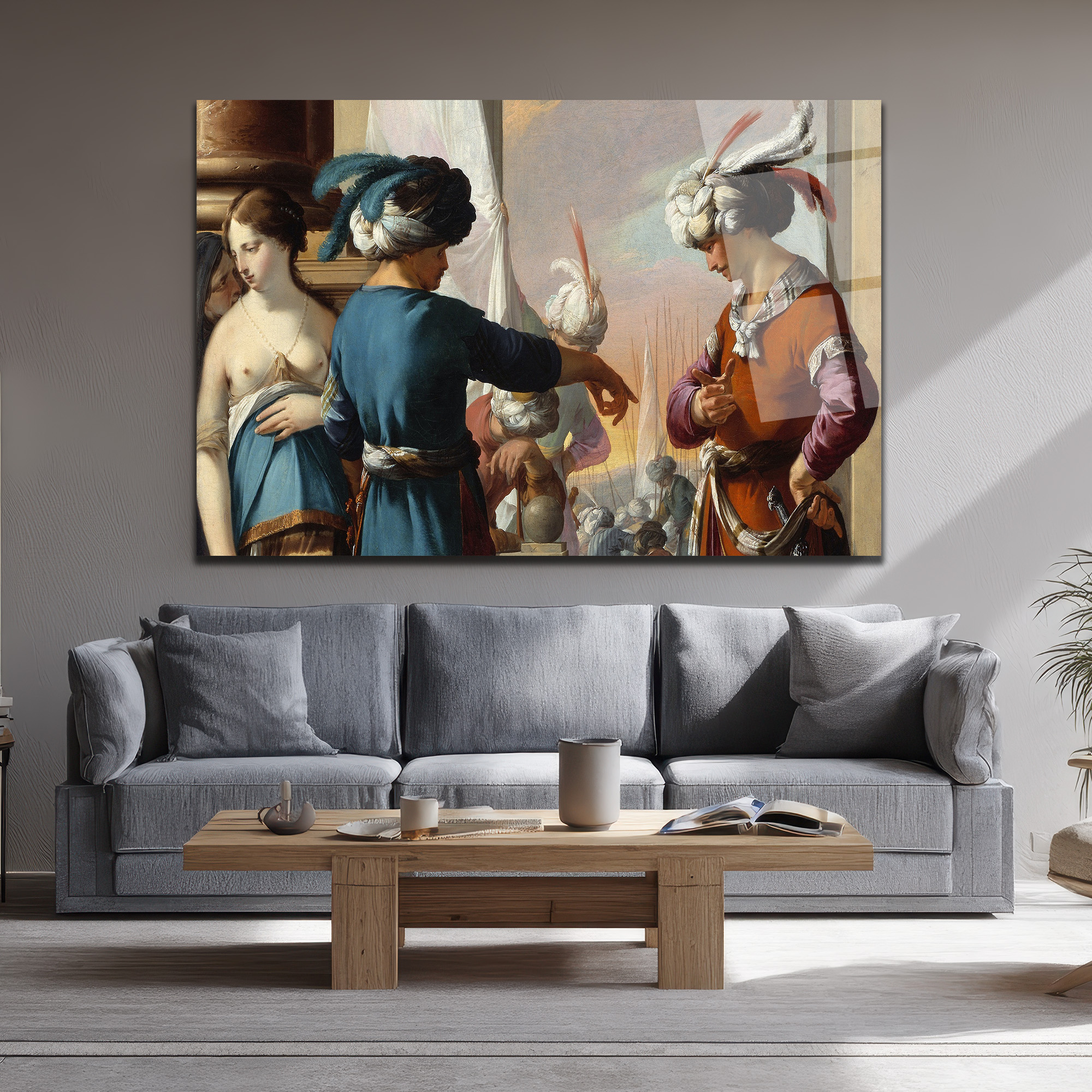 Gizemli Oryantalist Pazar Yeri Temalı Sanat Cam Tablo - Glazella Gizemli Oryantalist Pazar Yeri Temalı Sanat Cam Tablo - Glazella