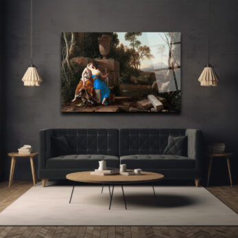 Adalet ve Barışın Kucaklaşması Klasik Sanat Cam Tablo - Glazella Adalet ve Barışın Kucaklaşması Klasik Sanat Cam Tablo - Glazella