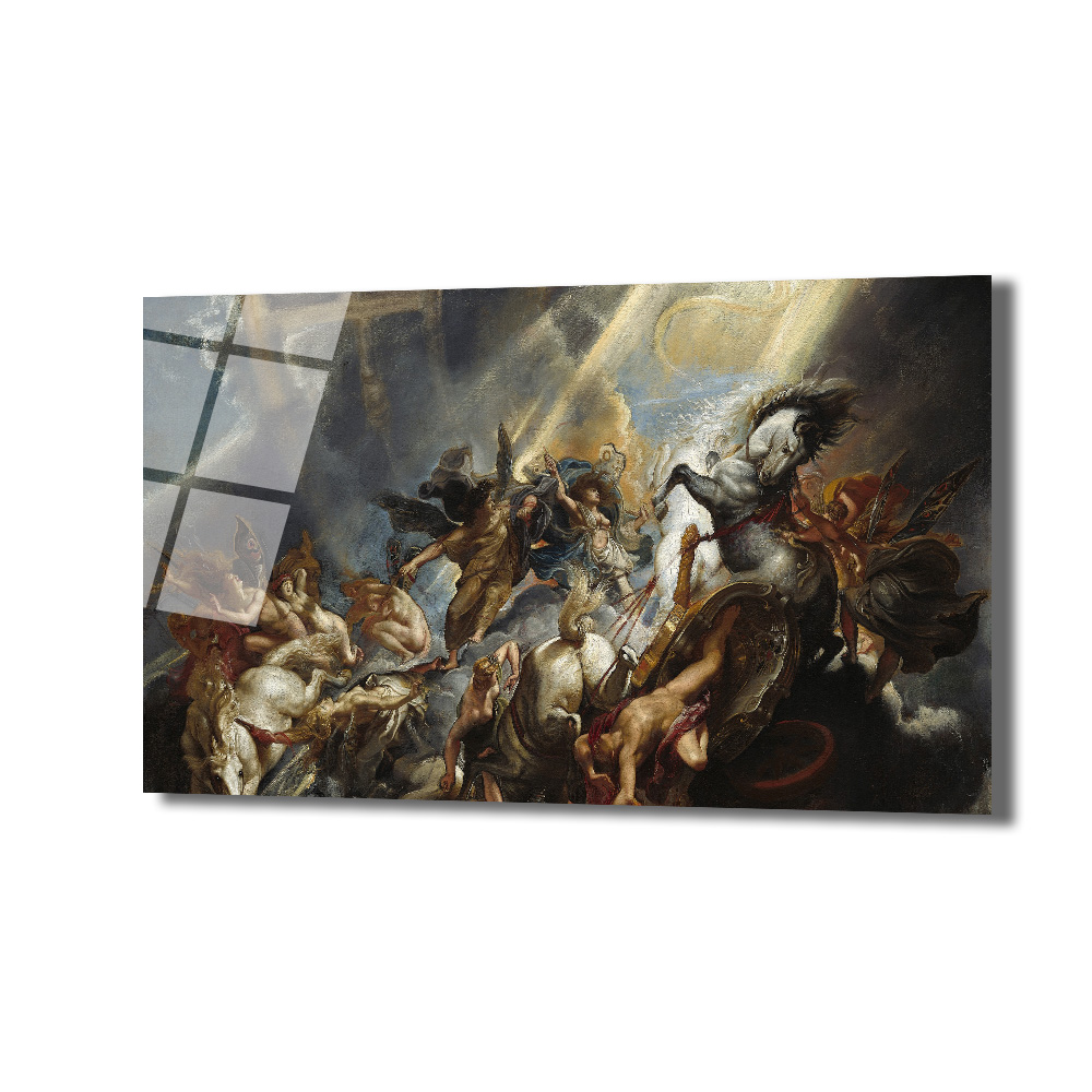 Barok Epik Savaş Sanatı Cam Tablo: Göksel Işıkların Dansı - Glazella Barok Epik Savaş Sanatı Cam Tablo: Göksel Işıkların Dansı - Glazella