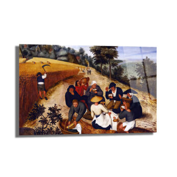 Bruegel'in Hasatçılar Manzarası Temperli Cam Tablo - Glazella