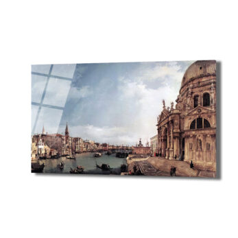 Venedik Büyüsü: Santa Maria della Salute Grand Canal Cam Tablo - Glazella