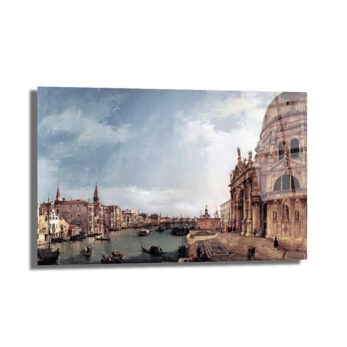 Venedik Büyüsü: Santa Maria della Salute Grand Canal Cam Tablo - Glazella