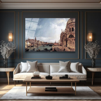 Venedik Büyüsü: Santa Maria della Salute Grand Canal Cam Tablo - Glazella Venedik Büyüsü: Santa Maria della Salute Grand Canal Cam Tablo - Glazella