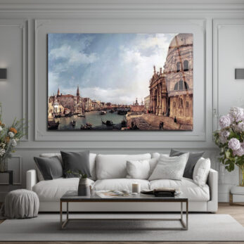 Venedik Büyüsü: Santa Maria della Salute Grand Canal Cam Tablo - Glazella Venedik Büyüsü: Santa Maria della Salute Grand Canal Cam Tablo - Glazella