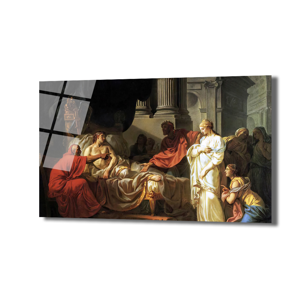 Andromache'nin Yası: Neoklasik Sanat Eseri Cam Tablo - Glazella Andromache'nin Yası: Neoklasik Sanat Eseri Cam Tablo - Glazella