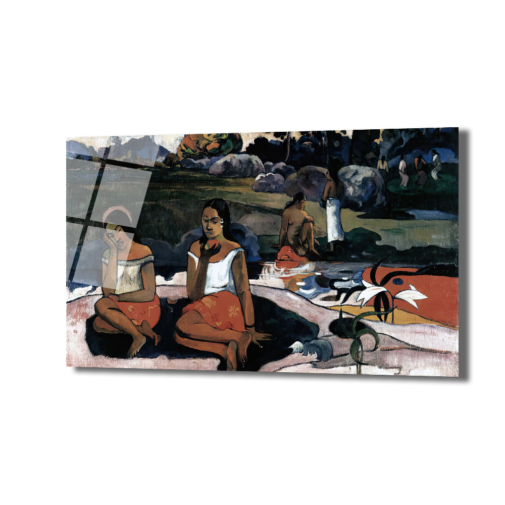 Gauguin'den Gizemli Tahiti Kadınları Temalı Sanatsal Cam Tablo - Glazella Gauguin'den Gizemli Tahiti Kadınları Temalı Sanatsal Cam Tablo - Glazella