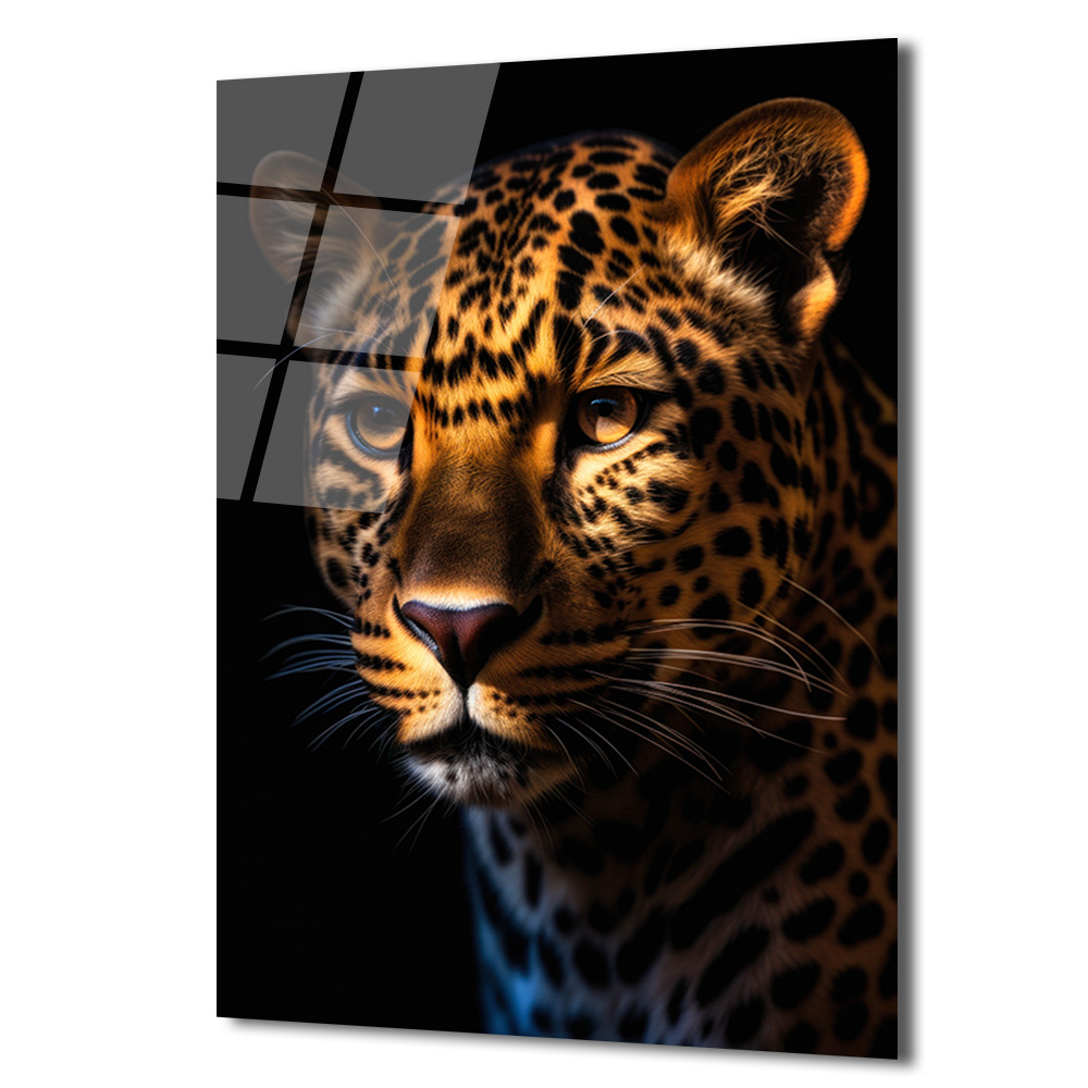 Leoparın Büyüleyici Bakışı Cam Tablo | Vahşi Doğa Sanatı - Glazella Leoparın Büyüleyici Bakışı Cam Tablo | Vahşi Doğa Sanatı - Glazella