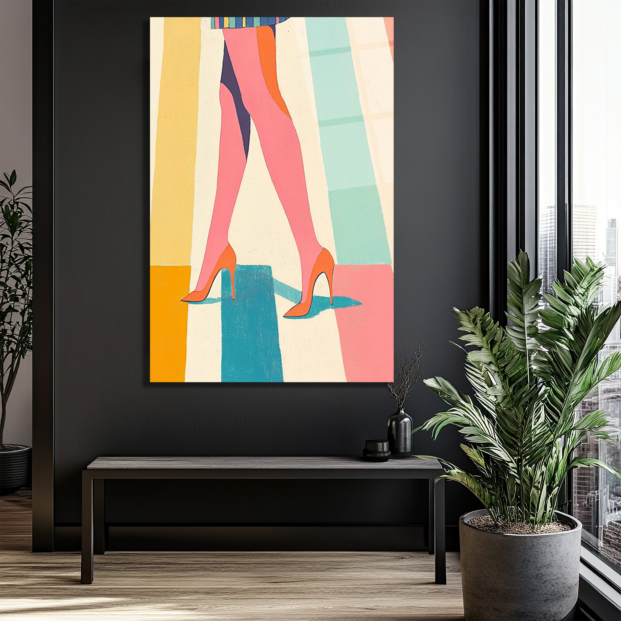Şık Adımlar Modern Sanat Cam Tablo - Glazella Özel Koleksiyon - Glazella Şık Adımlar Modern Sanat Cam Tablo - Glazella Özel Koleksiyon - Glazella