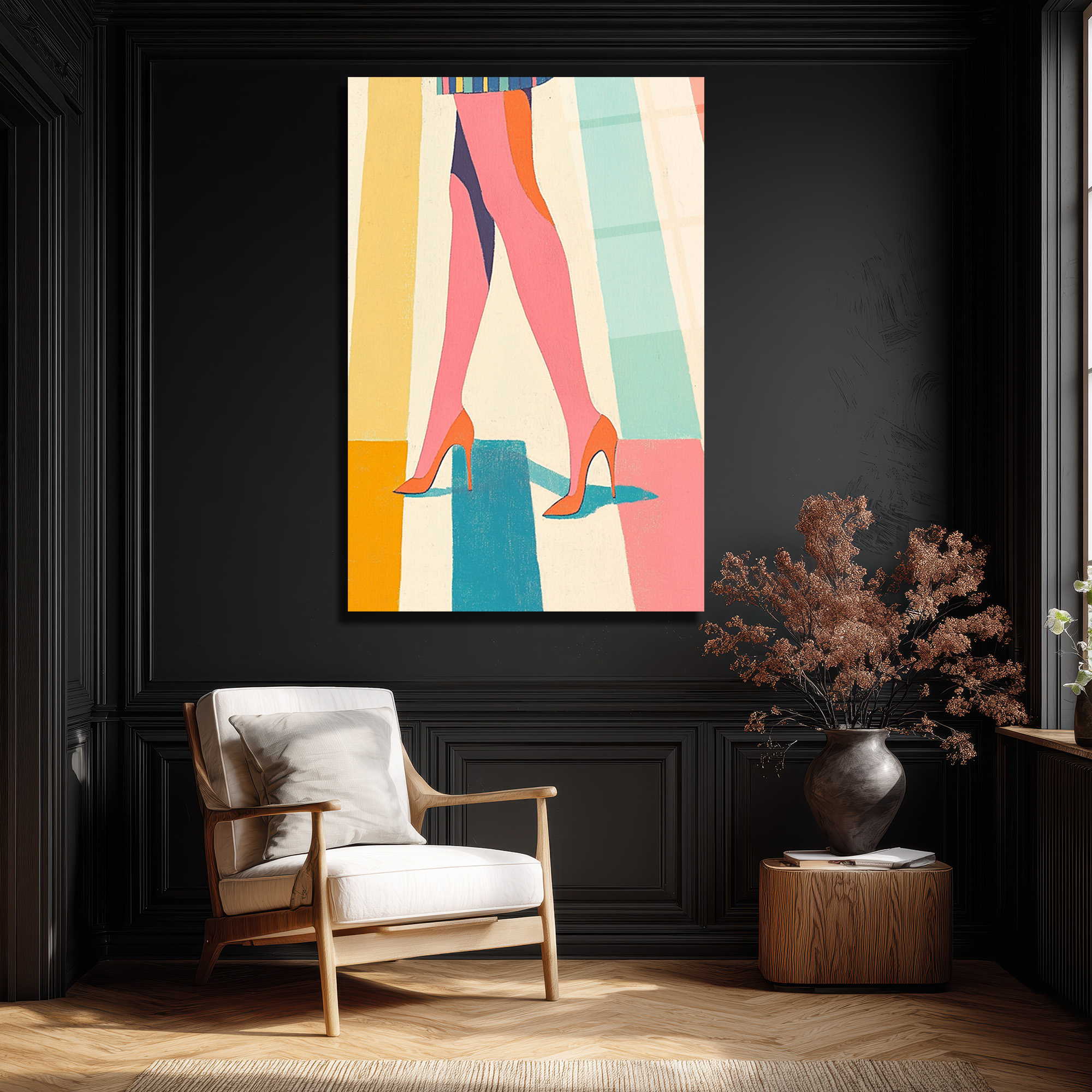 Şık Adımlar Modern Sanat Cam Tablo - Glazella Özel Koleksiyon - Glazella Şık Adımlar Modern Sanat Cam Tablo - Glazella Özel Koleksiyon - Glazella