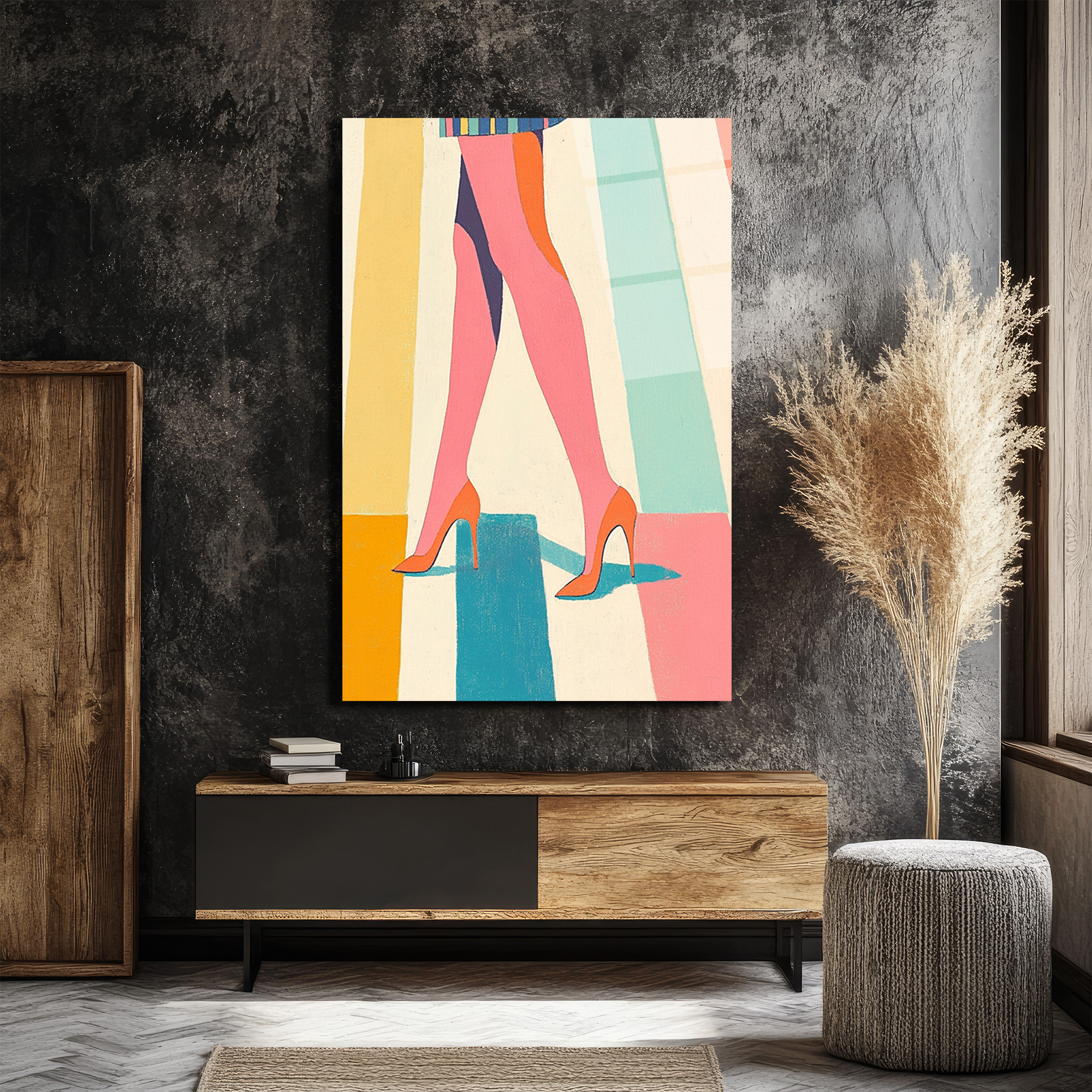 Şık Adımlar Modern Sanat Cam Tablo - Glazella Özel Koleksiyon - Glazella Şık Adımlar Modern Sanat Cam Tablo - Glazella Özel Koleksiyon - Glazella