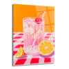 Yaz Kokteyli Pop Art Cam Tablo - Canlı Renklerle Mekanınıza Ferahlık Katın - Glazella Yaz Kokteyli Pop Art Cam Tablo - Canlı Renklerle Mekanınıza Ferahlık Katın - Glazella
