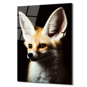Gizemli Çöl Tilkisi Fennec Cam Tablo: Evine Vahşi Zarafet Kat! - Glazella Gizemli Çöl Tilkisi Fennec Cam Tablo: Evine Vahşi Zarafet Kat! - Glazella