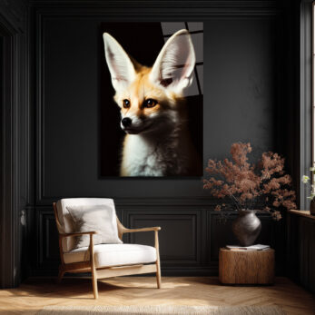 Gizemli Çöl Tilkisi Fennec Cam Tablo: Evine Vahşi Zarafet Kat! - Glazella Gizemli Çöl Tilkisi Fennec Cam Tablo: Evine Vahşi Zarafet Kat! - Glazella