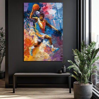 Dinamik Basketbolcu Sanatı Cam Tablo | Enerji Dolu Duvar Dekorasyonu - Glazella Dinamik Basketbolcu Sanatı Cam Tablo | Enerji Dolu Duvar Dekorasyonu - Glazella