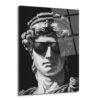 Cool David Pixel Sanat Cam Tablo - Glazella Cool David Pixel Sanat Cam Tablo - Glazella
