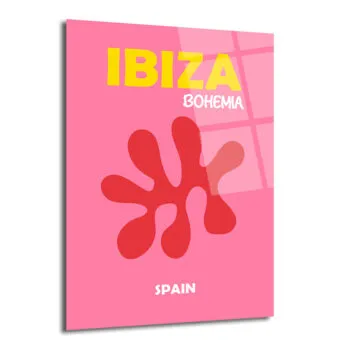 Ibiza Bohemia Enerjili Modern Cam Tablo - Glazella