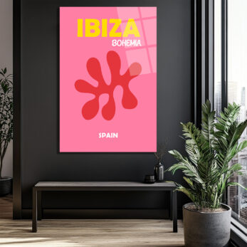 Ibiza Bohemia Enerjili Modern Cam Tablo - Glazella Ibiza Bohemia Enerjili Modern Cam Tablo - Glazella