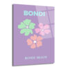 Bondi Beach Yaz Esintisi Minimalist Çiçekli Cam Tablo - Glazella Bondi Beach Yaz Esintisi Minimalist Çiçekli Cam Tablo - Glazella