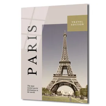 Paris Eyfel Kulesi Seyahat Temalı Modern Cam Tablo - Glazella