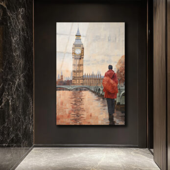Londra Big Ben Manzarası Cam Tablo - Şehrin Ruhu Evinde - Glazella Londra Big Ben Manzarası Cam Tablo - Şehrin Ruhu Evinde - Glazella