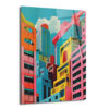 Canlı Metropolis Pop Art Cam Tablo - Glazella Canlı Metropolis Pop Art Cam Tablo - Glazella
