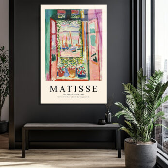 Matisse Açık Pencere Cam Tablo - Fauvist Sanatın Canlı Dokunuşu - Glazella Matisse Açık Pencere Cam Tablo - Fauvist Sanatın Canlı Dokunuşu - Glazella