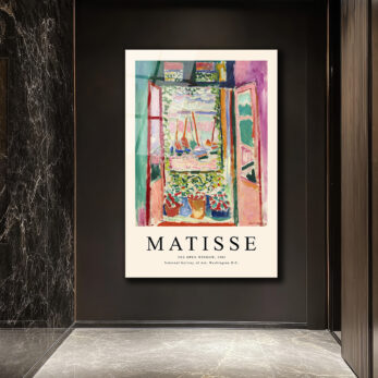 Matisse Açık Pencere Cam Tablo - Fauvist Sanatın Canlı Dokunuşu - Glazella Matisse Açık Pencere Cam Tablo - Fauvist Sanatın Canlı Dokunuşu - Glazella