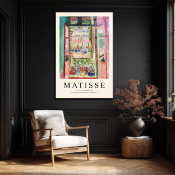 Matisse Açık Pencere Cam Tablo - Fauvist Sanatın Canlı Dokunuşu - Glazella Matisse Açık Pencere Cam Tablo - Fauvist Sanatın Canlı Dokunuşu - Glazella