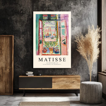 Matisse Açık Pencere Cam Tablo - Fauvist Sanatın Canlı Dokunuşu - Glazella Matisse Açık Pencere Cam Tablo - Fauvist Sanatın Canlı Dokunuşu - Glazella