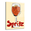 Spritz Cocktail Temalı Modern Cam Tablo - Good Vibes Only - Glazella