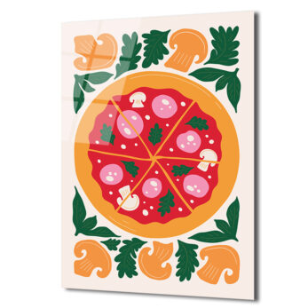 Neşeli Pizza Dilimleri Cam Tablo - Mutfak ve Yemek Alanları İçin Modern Dekor - Glazella Neşeli Pizza Dilimleri Cam Tablo - Mutfak ve Yemek Alanları İçin Modern Dekor - Glazella