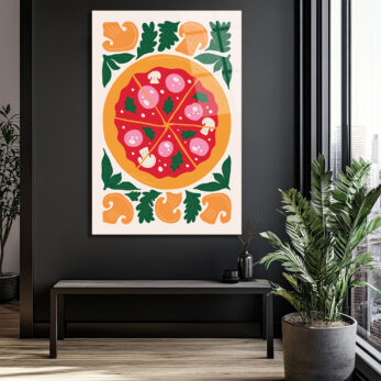 Neşeli Pizza Dilimleri Cam Tablo - Mutfak ve Yemek Alanları İçin Modern Dekor - Glazella Neşeli Pizza Dilimleri Cam Tablo - Mutfak ve Yemek Alanları İçin Modern Dekor - Glazella