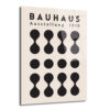 Bauhaus Ausstellung 1919 Modern Sanat Cam Tablo - Glazella