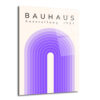 Bauhaus Estetiği Mor Tonlar Cam Tablo - Modern Sanat Koleksiyonu - Glazella Bauhaus Estetiği Mor Tonlar Cam Tablo - Modern Sanat Koleksiyonu - Glazella