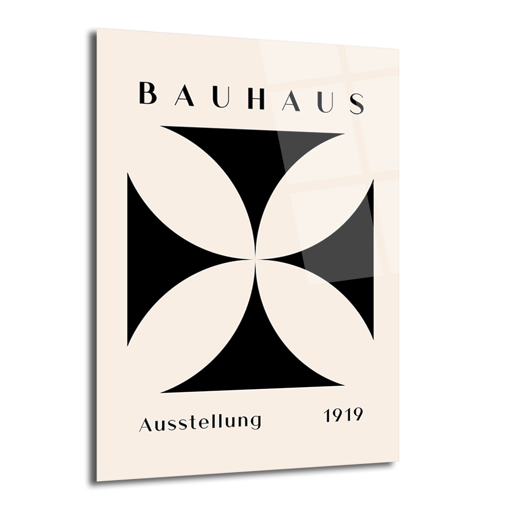 Bauhaus 1919 Sergisi Modern Estetik Cam Tablo - Glazella Bauhaus 1919 Sergisi Modern Estetik Cam Tablo - Glazella