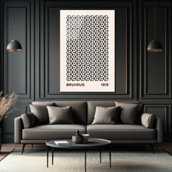 Bauhaus Geometrik Küpler Cam Tablo - Minimalist Sanat Dekorasyonu - Glazella Bauhaus Geometrik Küpler Cam Tablo - Minimalist Sanat Dekorasyonu - Glazella