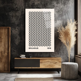 Bauhaus Geometrik Küpler Cam Tablo - Minimalist Sanat Dekorasyonu - Glazella Bauhaus Geometrik Küpler Cam Tablo - Minimalist Sanat Dekorasyonu - Glazella