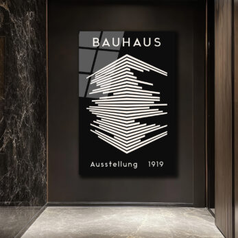 Bauhaus Mimari Tasarım Cam Tablo | Modern Duvar Dekoru - Glazella Bauhaus Mimari Tasarım Cam Tablo | Modern Duvar Dekoru - Glazella