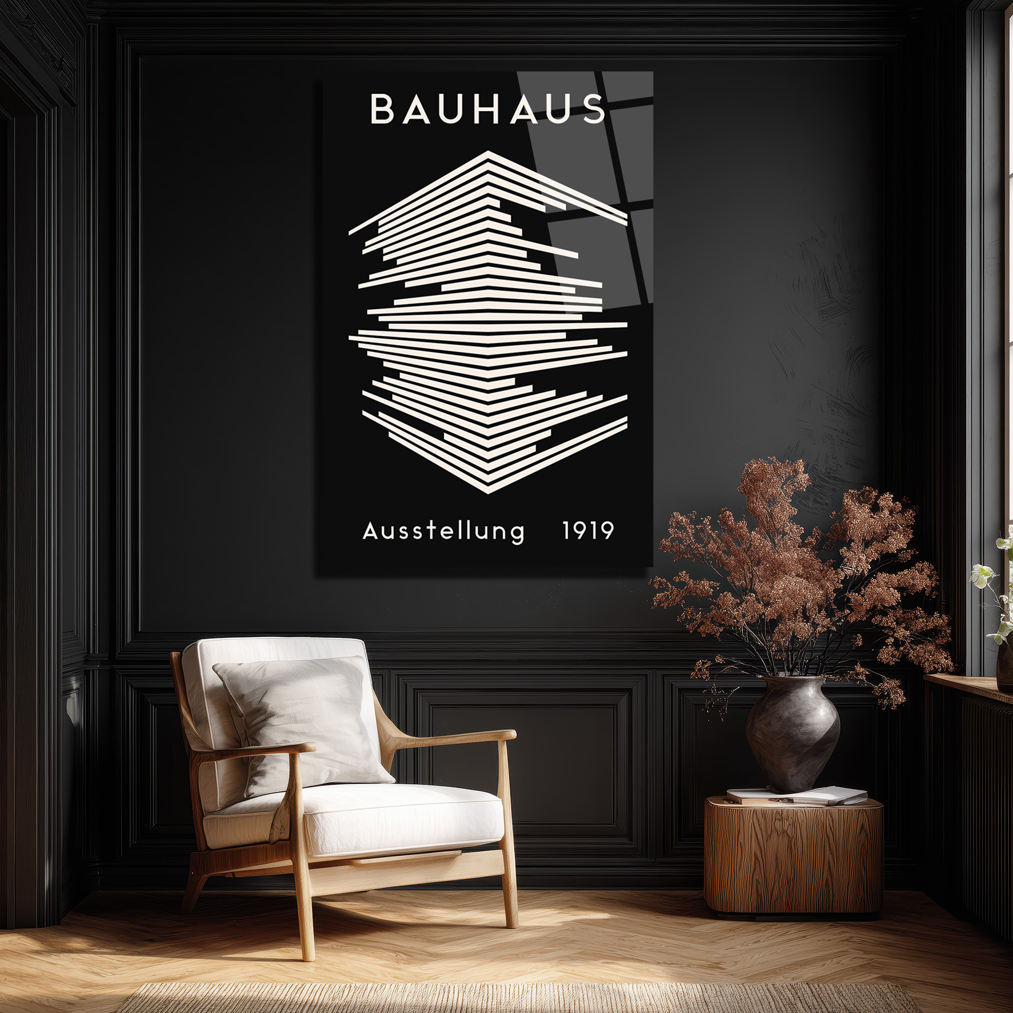 Bauhaus Mimari Tasarım Cam Tablo | Modern Duvar Dekoru - Glazella Bauhaus Mimari Tasarım Cam Tablo | Modern Duvar Dekoru - Glazella